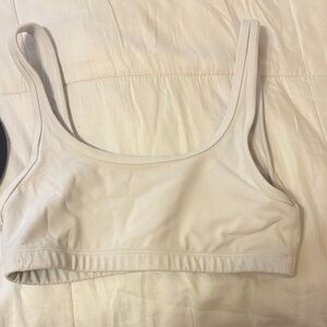 Aritzia Cream Sports Bra
